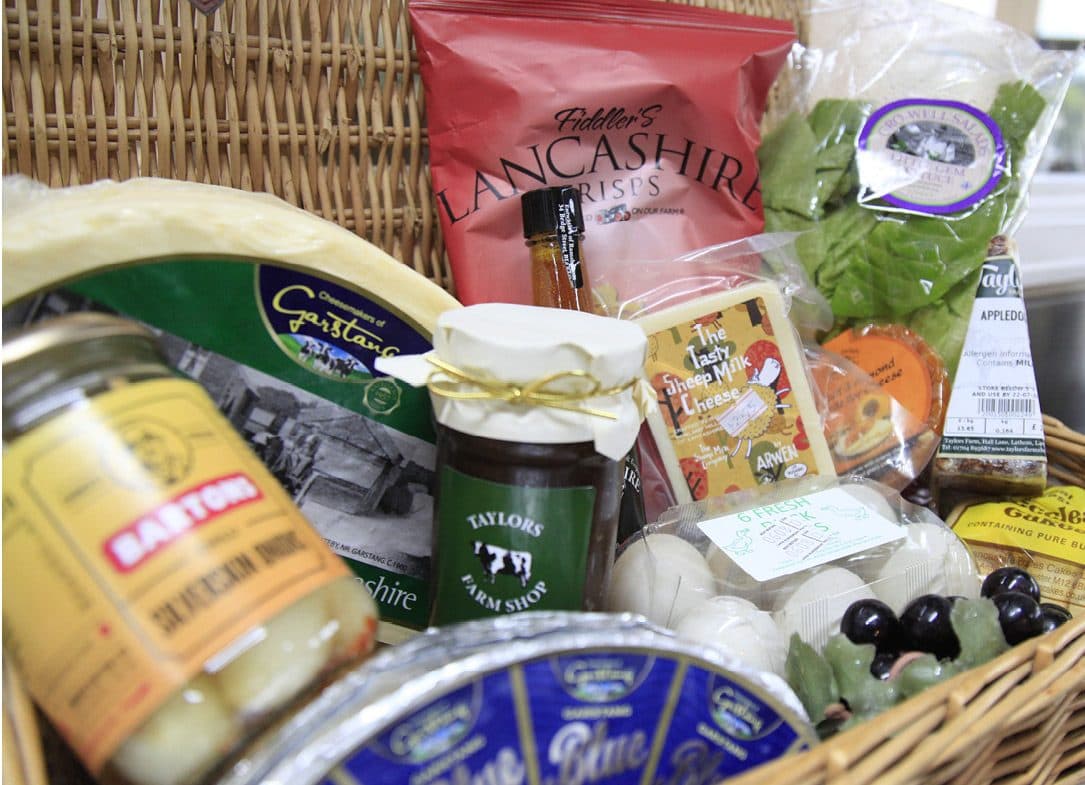 A hamper of Lancashire produce