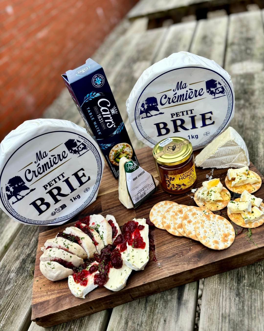Baked brie from the deli